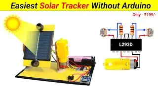 How to make Solar Tracker without using Arduino || Science Project || SKR Electronics Lab
