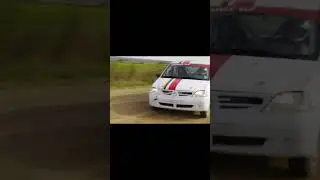Логан скользит по гравию  #drift #rally #rallyaction