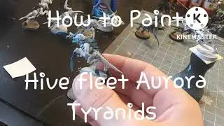 How to Paint: hive Fleet Aurora Tyranids #miniaturepainting #warhammer40k #tyranids