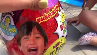 New RYAN'S WORLD Purple giant  mystery egg!