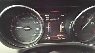 Jaguar XE 3.0 S doing 0-100 km/h flatout
