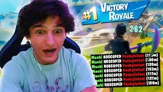 i hit 7 TRICKSHOTS in 1 GAME... (Fortnite)