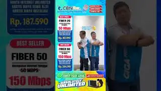 Jika tercover wifi CBN langsung langganan aja & teknisi CBN siap datang kerumah #wifimurah #cbnfiber