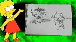 😍😃Happy dashara too all 😘😅#trending #drawing #art#dangerartistdivyansh #viralvideo 