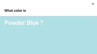Powder Blue color #b0e0e6 hex color - Blue color - Warm color b0e0e6