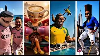 BRAINROT MEGA BATTLE. TOP 4 VIDEO COMPILATION #tungtungtungsahur​ #tralalerotralala​ #ballerina​