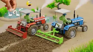 Amazing DIY Mini Tractor Plugging Machine | 4K Ultra HD Satisfying Farming@MiniTractor100