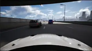 GTR highway weaving - high traffic, car sounds only (CarX street PC)