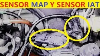 Aprende a DIFERENCIAR el sensor MAP  del sensor IAT, Ford 2.0 TDCI, fallo P0114, motor Peugeot PSA