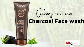 Galway Charcoal Face wash || Galway premium men's care || organic Bambo charcoal + Mint||Galway