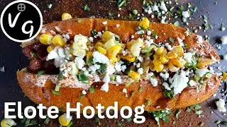 Elote Hotdog - Goldens' Cast Iron Mini Kamado