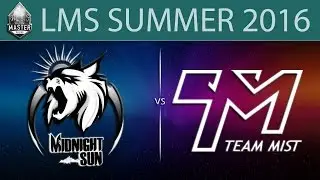 [LoL Highlights] MSE vs TM Game 2 | LMS Summer 2016 (16.06.2016) - Midnight Sun Esports vs Team Mist