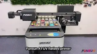 Mobile cover printing by Funsun A1 9060CM size UV flatbed printer