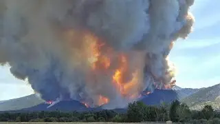 Time Lapse: Roaring Lion Fire, Bitterroot National Forest, Montana