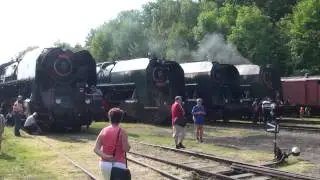 Setkání lokomotiv řady 475.1 v Lužné u Rakovníka 2010 1/3