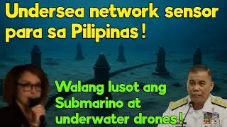 Karagatan ng Pilipinas gustong lagyan ng Italy ng mga sensors para depensa sa underwater vessels. 