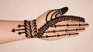 Easy and simple Earbuds mehndi design | Stylish mehndi design | Beautiful mehndi design | Henna 