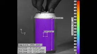 Measure the pressure of a beverage can.