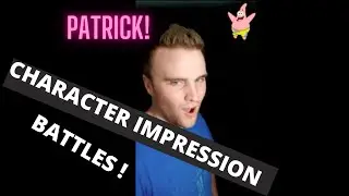 Character Impression Battles - Spongebob Squarepants - Patrick Star #Shorts