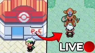 Racing to Beat Pokemon Emerald but the ENTIRE MAP IS RANDOMIZED!