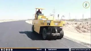الجهات المنفذة لمشروع الطريق الرابط بين المرور السريع وجسر خالد  تواصل أعمالها وبنسب إنجاز