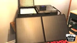 Car Fridge w/ On-Board Battery + Solar Panel