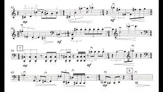 Alfred Schnittke - Improvisation for 'Cello. Op. 237 (1993) [Score-Video]