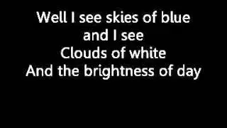 Somewhere Over the Rainbow lyrics - Israel Kamakawiwo'ole