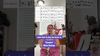 Learn how to play the music to &ldquo;Vampire&rdquo; by Olivia Rodrigo #shorts