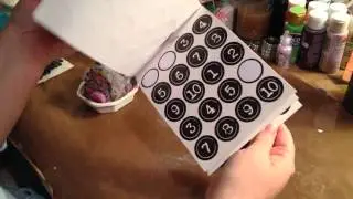 Making bottle caps.