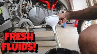 All New Fluids And First Batch Of Parts For My CR85
