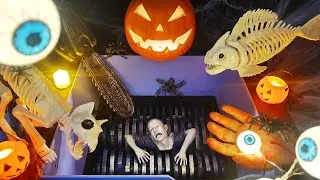 Shredding Halloween stuff! #HalloweenPumpkin