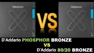 D'Addario Phosphor Bronze VS D'Addario 80/20 Bronze
