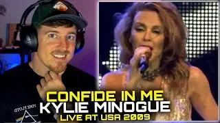 Kylie Minogue - Confide In Me (Live at Usa 2009) FIRST TIME REACTION