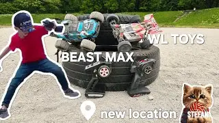 ZLL SG116 Beast Max & WL Toys 144001 rc cars. Training short video #rc #rccar #wltoys