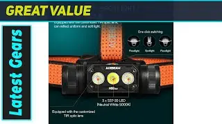 ACEBEAM H50 2.0: The Featherlight Powerhouse Headlamp!