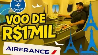 O VOO DE 17 MIL REAIS! | Executiva Air France | Fortaleza para Paris com Milhas a&eacute;reas - Ep. 08