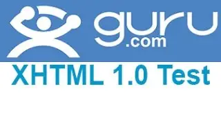 Guru XHTML 1.0 Exam Answers