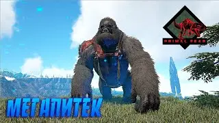 УБИЛИ ПЕРВОГО ORIGIN DIRE BEAR, ПРИРУЧАЕМ МЕГАПИТЕКА  PrimalFear ARK SURVIVAL EVOLVED№13