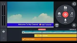 cara edit text berjalan di kinemaster