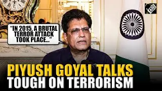 &ldquo;Terrorism is an issue in France&hellip;&rdquo; Union Minister Piyush Goyal talks tough on terrorism