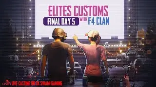 🔴F4 ELITE CUSTOMS FINAL DAY 5 | FACE CAM | BATTLEGROUND MOBILE INDIA | LIVE STREAM  #TriNityYT・WDL