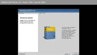 VMware ESX Server 2.5 Install
