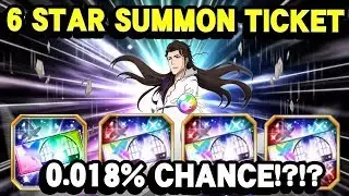 NOOO WAAAAY! Four 5/6 SUMMON TICKETS! Bleach Brave Souls!