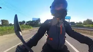 Retornando a la Capital por la carretera Bani & Santo Domingo en mi Husqvarna 701 SM