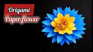 How to make paper flower | Paper flower making | Origami paper craft ideas |