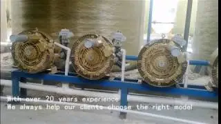 GOORUI Blower in WWTP (waste water treatment plant)