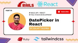 Date Picker in React - Rails API + React Fullstack tutorial for beginners