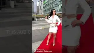 Confident Woman on Red Carpet: Embracing Self-Assurance and Style#redcarpetstyle
