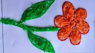 Craft #kavijakhar #flowers #craft #easydrawing #schoolart #craftideas #woolencraft